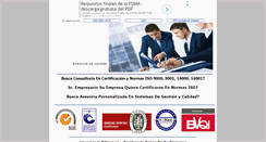 Desktop Screenshot of certificacionisonormas.com